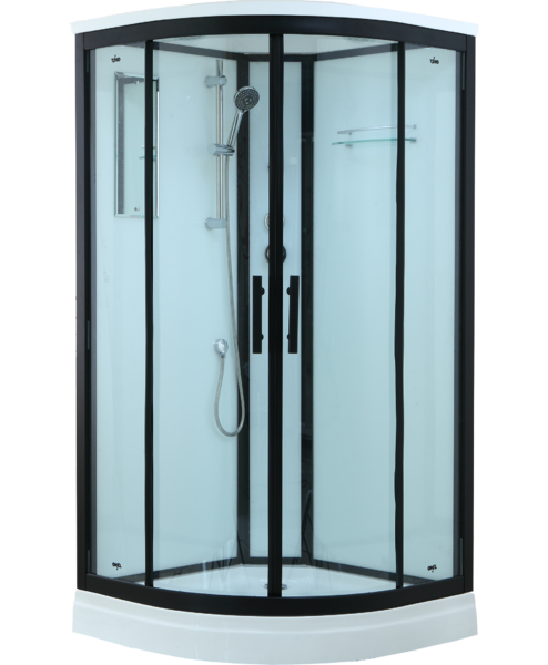 Timo Standart T-6601 B Black душевая кабина (100*100*220)
