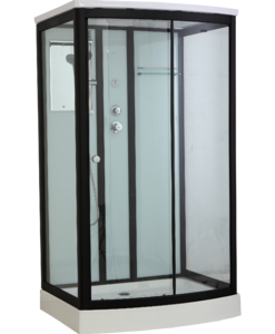 Timo Standart T-6615 Black душевая кабина (120*90*220)
