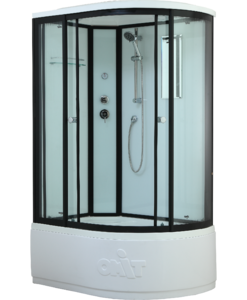 Timo Standart T-6620 Black L душевая кабина (120*85*220)