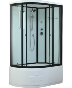 Timo Standart T-6620 Black R душевая кабина (120*85*220)