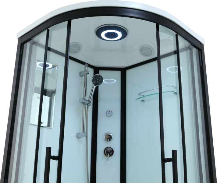 Timo Standart T-6690 B Black душевая кабина (90*90*220)