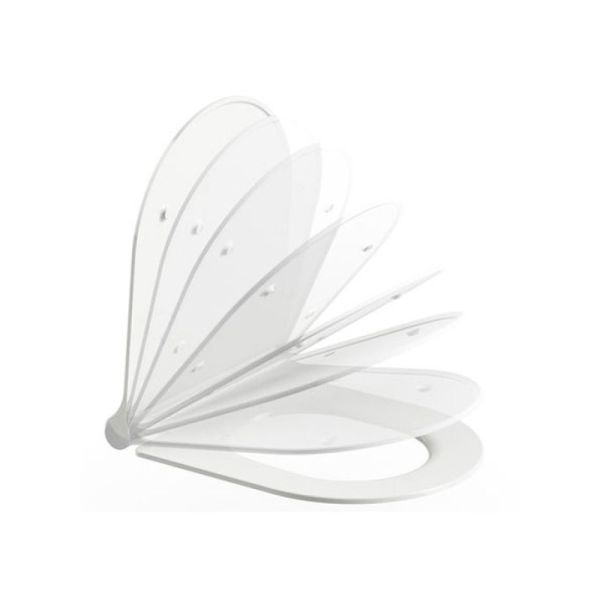 Ravak Сиденье для унитаза Uni Chrome Slim белое X01550