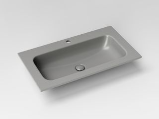 Раковина Ceramicanova Грация (Grace) CN7012MH 80 см антрацит матовый