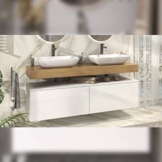 Тумба подвесная без столешницы Velvex Unit tp.UNI.80.2Y белый глянец, 80 см Тумба подвесная без столешницы Velvex Unit tp.UNI.80.2Y белый глянец, 80 см