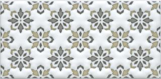 Декор Kerama Marazzi STG\A619\16000 Клемансо орнамент матовый 7.4x15x0,69