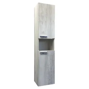Пенал Comforty Никосия  00-00015953 дуб белый 35 см