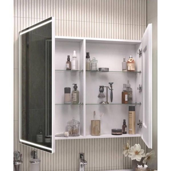 Зеркальный шкаф с подсветкой Vigo Geometry 119 100 см