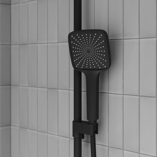Душевая система с тропическим душем IDDIS Parker PARBL3Fi06 чёрный матовый Душевая система с тропическим душем IDDIS Parker PARBL3Fi06 чёрный матовый
