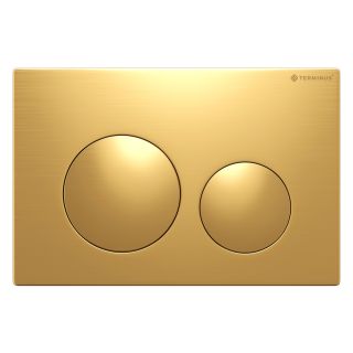 Клавиша смыва Terminus 62K24х16G брашированное золото
