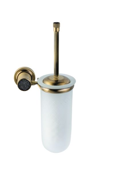 Ёршик для унитаза Boheme Royal Cristal 10933-BR-B бронза/чёрный