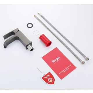 Смеситель для раковины Raglo R02.10.09 графит Смеситель для раковины Raglo R02.10.09 графит