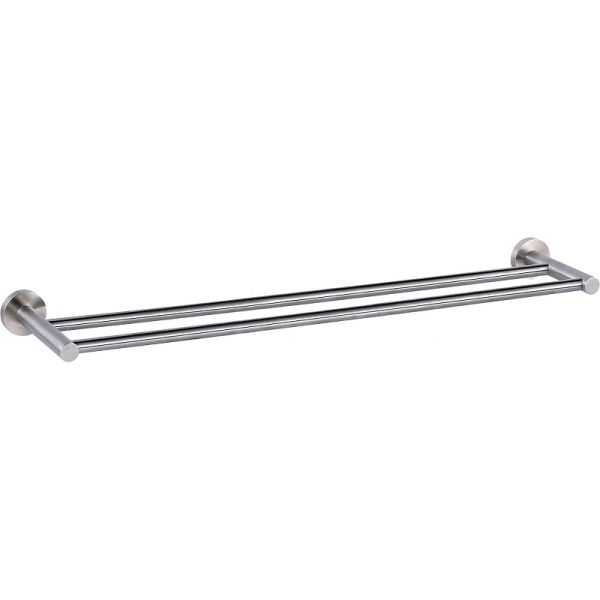 Полотенцедержатель двойной Aquanet 264913 хром