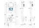 Комплект унитаза с инсталляцией CHARUS SET.200.120W.21.1 клавишей смыва хром Комплект унитаза с инсталляцией CHARUS SET.200.120W.21.1 клавишей смыва хром