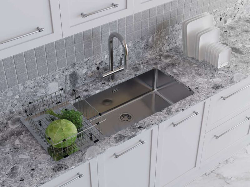 Мойка кухонная Omoikiri Tadzava 75-U/I сталь
