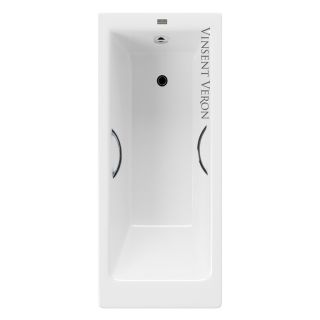 Ванна чугунная Vinsent Veron Tampa VTP1707042H/E60327CH с ручками хром 170х70 см