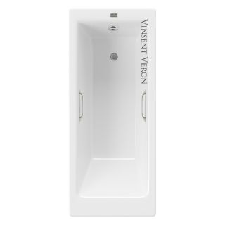 Ванна чугунная Vinsent Veron Tampa VTP1707042H/VH0012NI с ручками никель 170х70 см