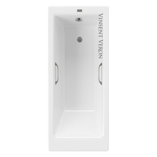 Ванна чугунная Vinsent Veron Tampa VTP1707042H/VH0012GM с ручками золотыми матовыми 170х70 см