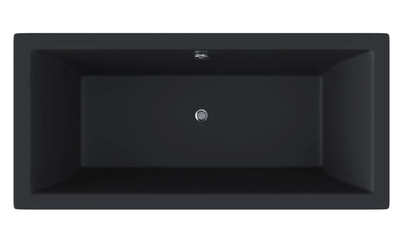 Акриловая ванна Berges Tari 053028 170x80см чёрный матовый