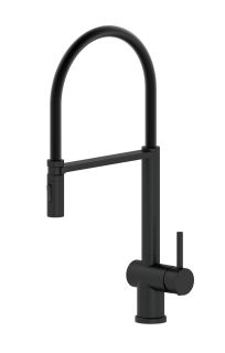 Смеситель для кухни Wonzon & Woghand WW-88438003-MB с гибким изливом чёрный матовый Смеситель для кухни Wonzon & Woghand WW-88438003-MB с гибким изливом чёрный матовый