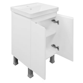 Тумба с раковиной Azario Мила CS00097990 50 см белый