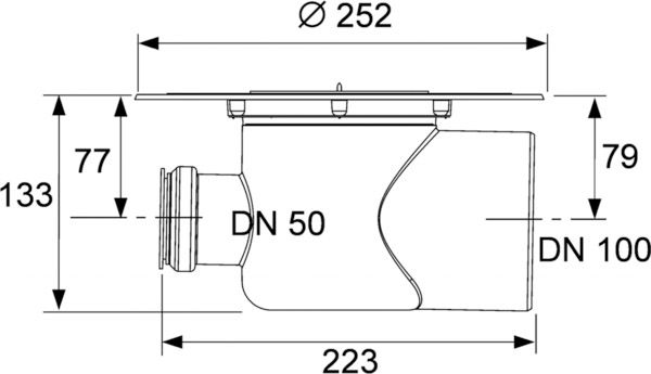 TECE Сифон TECEdrainpoint S DN 100 3607500