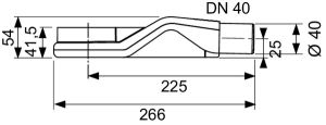 TECE Сифон  DN 40 650004