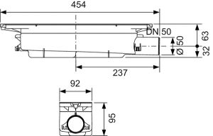 TECE Сифон DN 50 673002