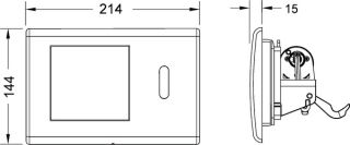 TECE Панель смыва TECEplanus 9240362