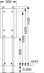 Tece Модуль TECEprofil для поручней 9360000