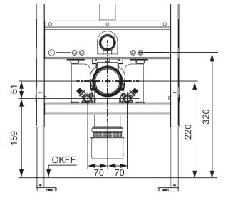 TECE Монтажный комплект Uni 9880046 TECE Монтажный комплект Uni 9880046