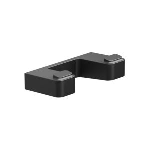 Крючок двойной Ravak 10° чёрный X07P554