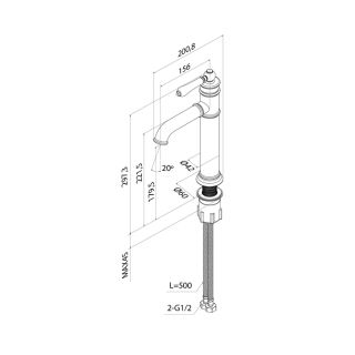 Смеситель для раковины IDDIS Оксфорд (Oxford) OXFSB01i01 хром