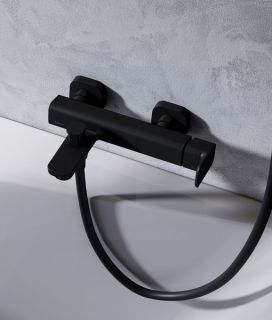 Смеситель для ванны и душа Ravak TD F X070152 чёрный матовый