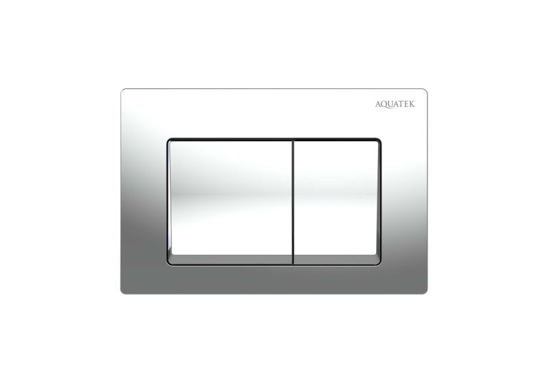 Клавиша смыва Aquatek Small TDI-0000005 хром глянец