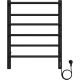 Полотенцесушитель электрический Terminus Евромикс 4670078557070 П6 45х60 см чёрный муар
