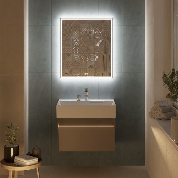 Зеркало с подсветкой Kerama Marazzi Tecno M TE.mi.70 70 см с функцией антизапотевание белый