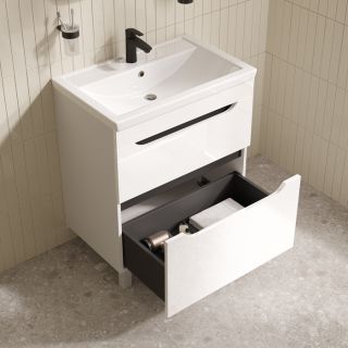Тумба с раковиной IDDIS Рэй (Ray) RAY70WFi95K 70 см белый