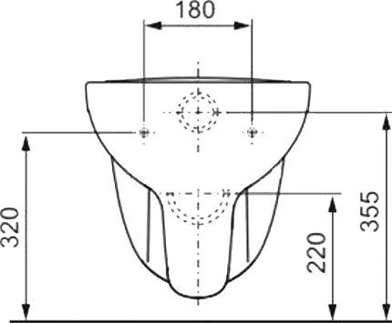 TECE Унитаз подвесной ободковый TECE V04 9700004