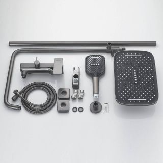 Душевая стойка Shevanik S4036T оружейная сталь Душевая стойка Shevanik S4036T оружейная сталь