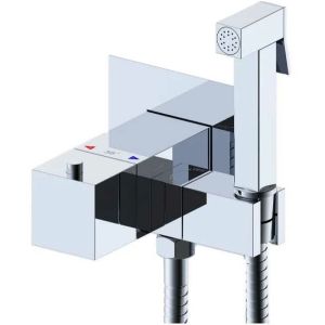 Термостатический смеситель с гигиеническим душем Gappo G7207-40