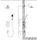 Душевая система Timo Tetra-thermo SX-0179/17SM с термостатом золото матовое