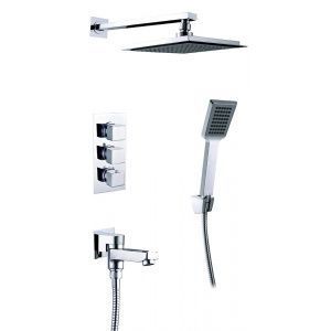 Душевая система Timo Tetra-thermo SX-0199/00SM с термостатом хром Душевая система Timo Tetra-thermo SX-0199/00SM с термостатом хром