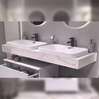 Столешница Velvex Unit 140, графит Столешница Velvex Unit 140, графит