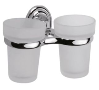 Стакан для ванной комнаты Haiba HB1508 двойной хром Стакан для ванной комнаты Haiba HB1508 двойной хром