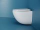 Унитаз подвесной Ceramicanova Тренд (Vogue) безободковый торнадо белый