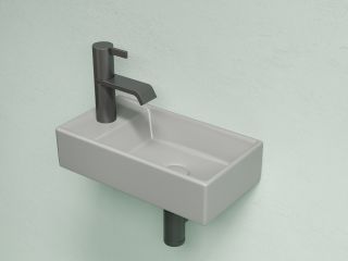 Раковина подвесная Ceramicanova Элемент (Element) CN6051RMH 40 см антрацит матовый