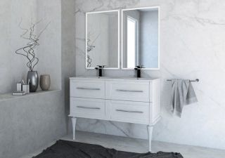 Тумба под раковину Cezares 120x55 Bianco opaco Tiffany 54954