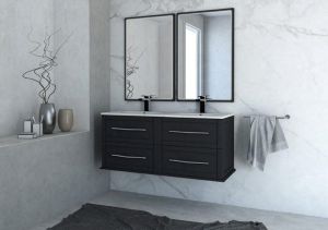 Тумба под раковину Cezares 120x55 Nero grafite Tiffany 54955