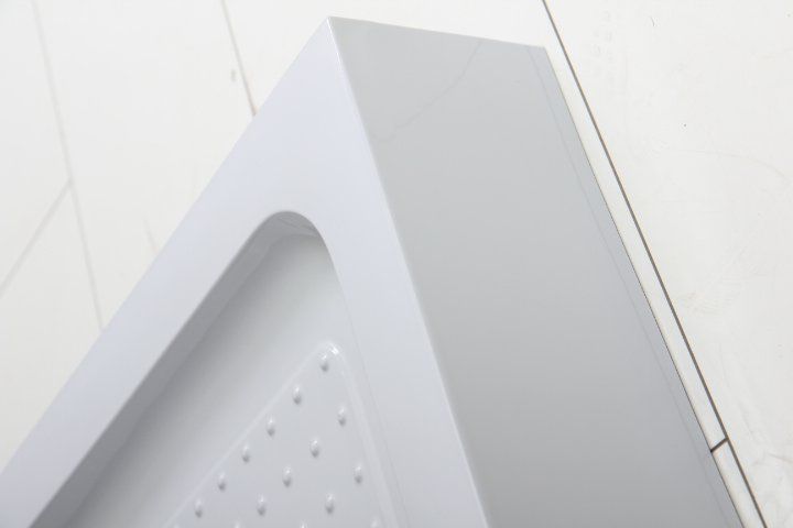 Душевой акриловый поддон 100x80см, левосторонний, белый BelBagno TRAY-BB-RH-100/80-550-15-W-L