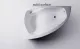 Ванна из искусственного камня Astra-Form Тиора 01010084 левая 155x105 см белый матовый